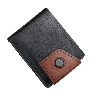 Aero Pull Two-Tone Wallet - Black Color